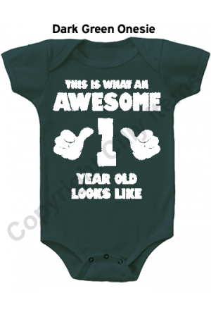 This is what and awesome 1 year old looks like Cute Baby Onesie