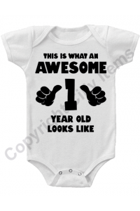 This is what and awesome 1 year old looks like Cute Baby Onesie