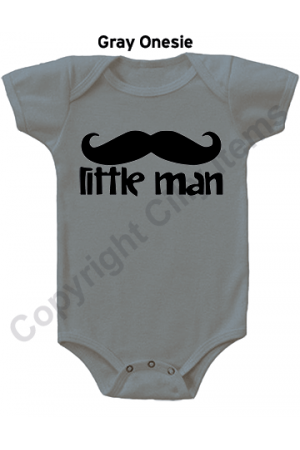 Little Man Cute Baby Onesie