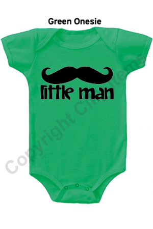 Little Man Cute Baby Onesie