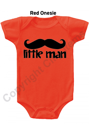 Little Man Cute Baby Onesie