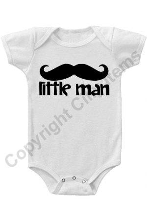 Little Man Cute Baby Onesie