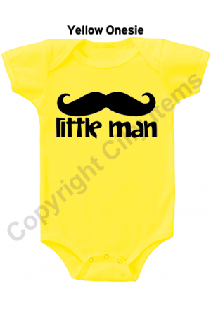 Little Man Cute Baby Onesie