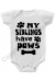 My Siblings have paws Cute Baby Onesie