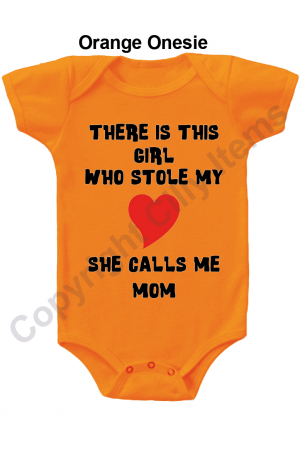 There is this girl who stole my heart CUTE Baby Onesie