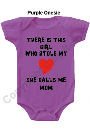 There is this girl who stole my heart CUTE Baby Onesie