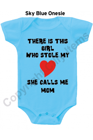 There is this girl who stole my heart CUTE Baby Onesie