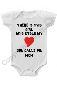 There is this girl who stole my heart CUTE Baby Onesie