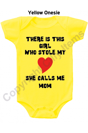 There is this girl who stole my heart CUTE Baby Onesie