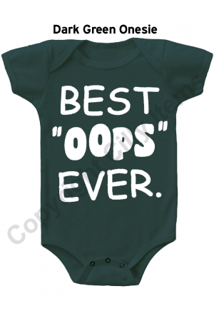 Best OOPS Ever Funny Gerber Baby Onesie