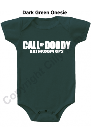 Call of Doody Bathroom Ops Funny Gerber Baby Onesie