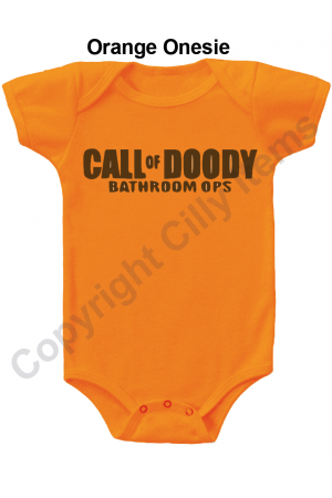 Call of Doody Bathroom Ops Funny Gerber Baby Onesie