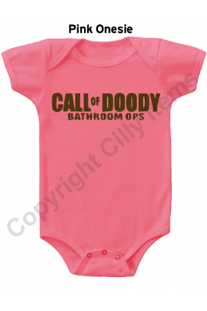 Call of Doody Bathroom Ops Funny Gerber Baby Onesie