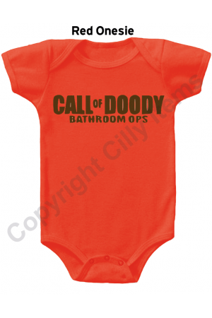 Call of Doody Bathroom Ops Funny Gerber Baby Onesie