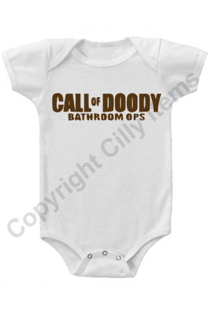 Call Of Doody Brown Ops Gerber OnesieSmelly Bathroom Humor Gift Baby Romper 
