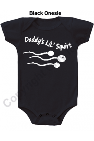 Daddy's Lil Squirt Funny Gerber Baby Onesie