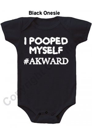 I Pooped Myself Akward Funny Gerber Baby Onesie