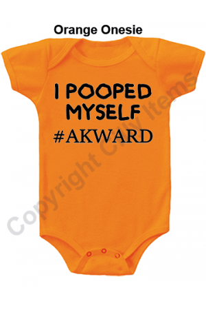 I Pooped Myself Akward Funny Gerber Baby Onesie