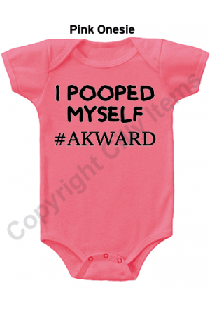 I Pooped Myself Akward Funny Gerber Baby Onesie