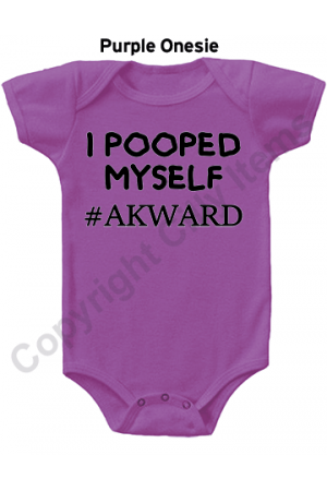 I Pooped Myself Akward Funny Gerber Baby Onesie