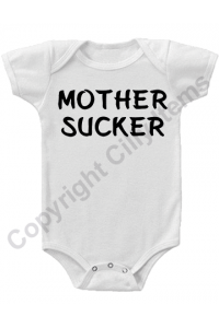 Mother Sucker Funny Baby Onesie