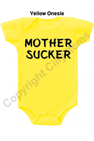 Mother Sucker Funny Baby Onesie