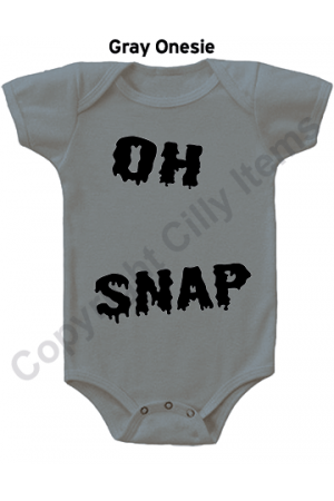 Oh Snap Funny Baby Onesie