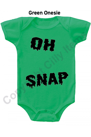 Oh Snap Funny Baby Onesie