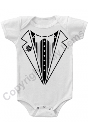 Tux Baby Funny Baby Onesie