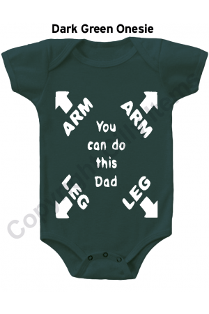 You Can Do This Dad Funny Baby Onesie