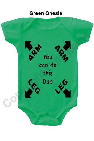 You Can Do This Dad Funny Baby Onesie