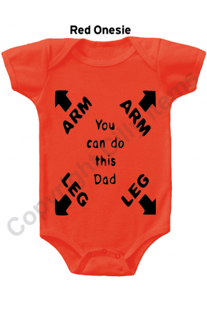 You Can Do This Dad Funny Baby Onesie