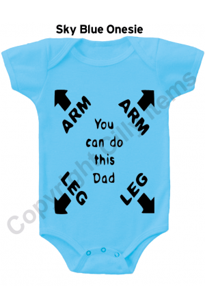 You Can Do This Dad Funny Baby Onesie