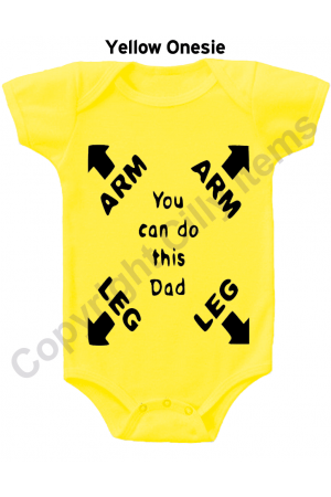 You Can Do This Dad Funny Baby Onesie