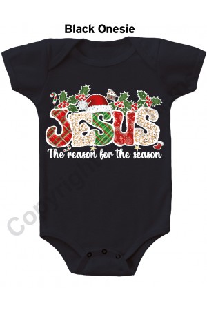 Jesus The Resaon for the Season Gerber Baby Onesie