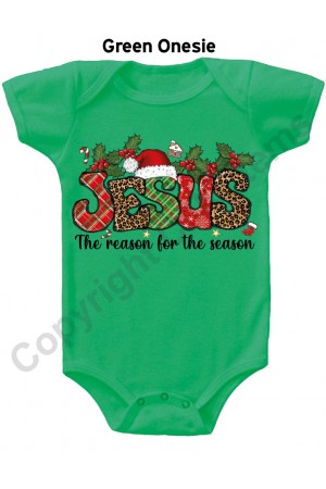 Jesus The Resaon for the Season Gerber Baby Onesie