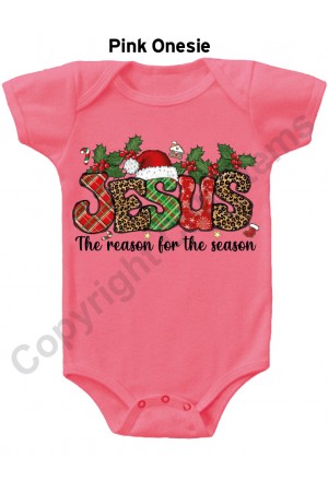 Jesus The Resaon for the Season Gerber Baby Onesie