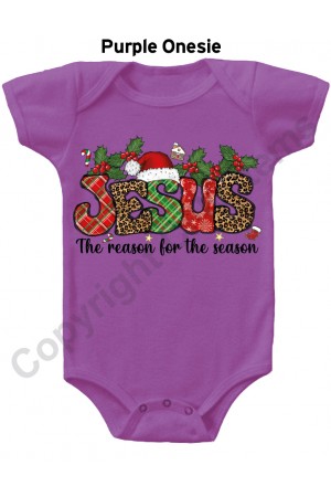 Jesus The Resaon for the Season Gerber Baby Onesie