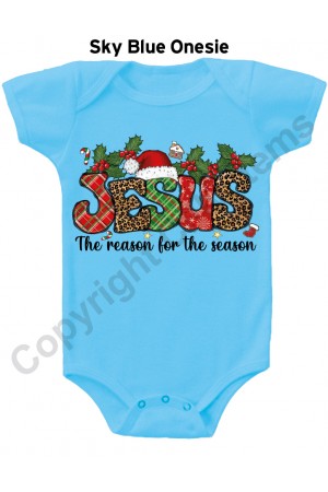 Jesus The Resaon for the Season Gerber Baby Onesie