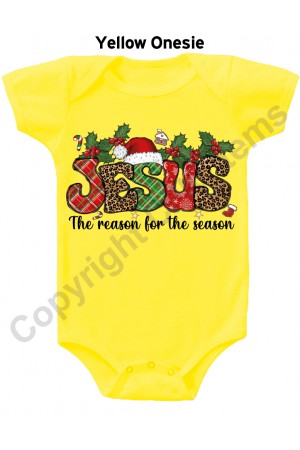 Jesus The Resaon for the Season Gerber Baby Onesie