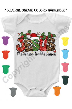 Jesus The Resaon for the Season Gerber Baby Onesie