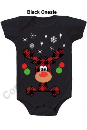 Peeping Moose Gerber Baby Onesie