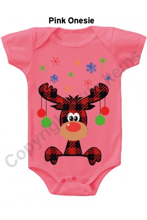 Peeping Moose Gerber Baby Onesie