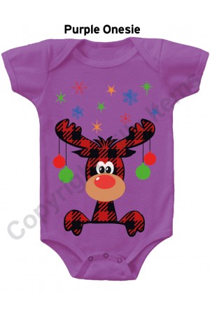 Peeping Moose Gerber Baby Onesie