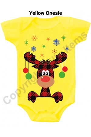 Peeping Moose Gerber Baby Onesie