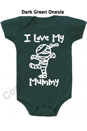 I Love My Mummy Holiday Gerber Baby Onesie