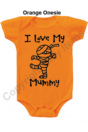 I Love My Mummy Holiday Gerber Baby Onesie