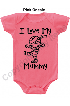 I Love My Mummy Holiday Gerber Baby Onesie