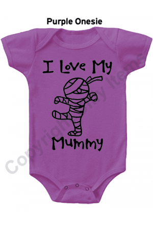 I Love My Mummy Holiday Gerber Baby Onesie