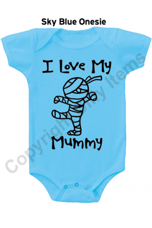 I Love My Mummy Holiday Gerber Baby Onesie